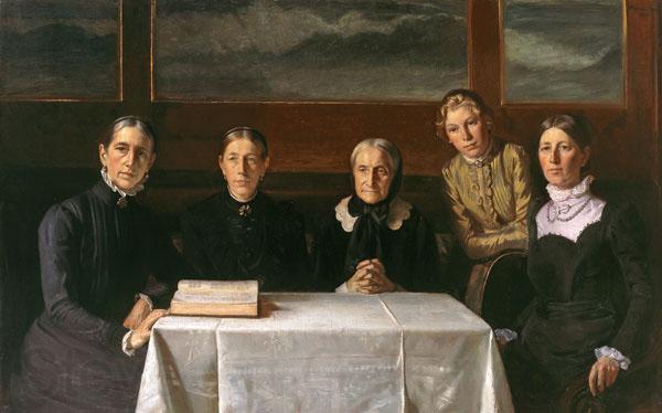 Michael Ancher Christmas Day. 1900